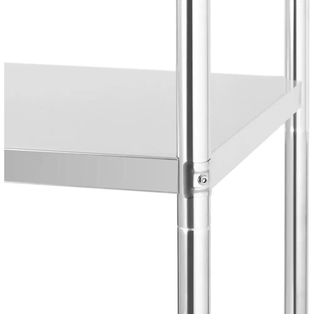 Metallisk Lagerkjøkkenstativ Opptil 200 Kg 70 x 40 x 180 Cm
