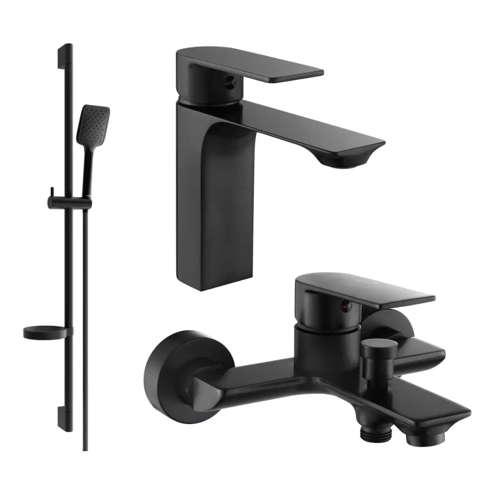Mexen Alexa Ds62 Badekarpakke Sort - 71203ds62