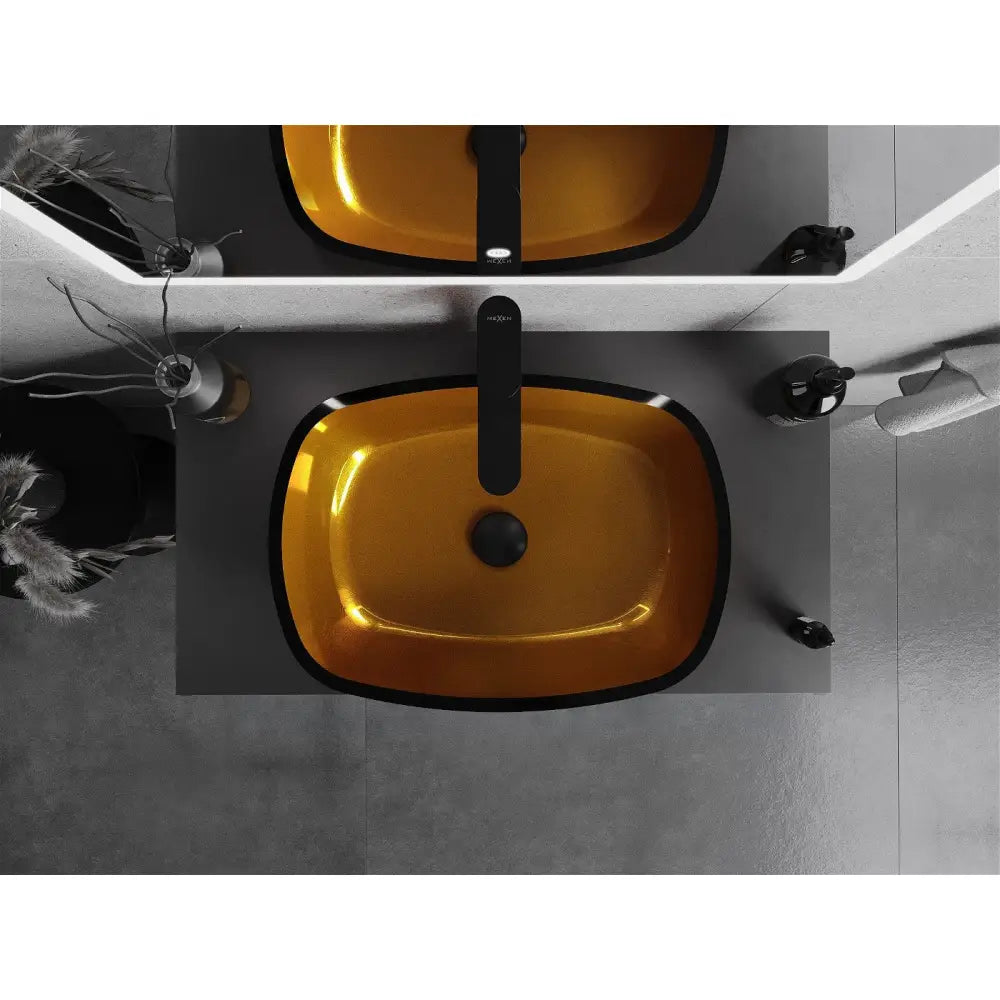 Mexen Araks Glasservant for Benkeplate 54x39 Cm Gull