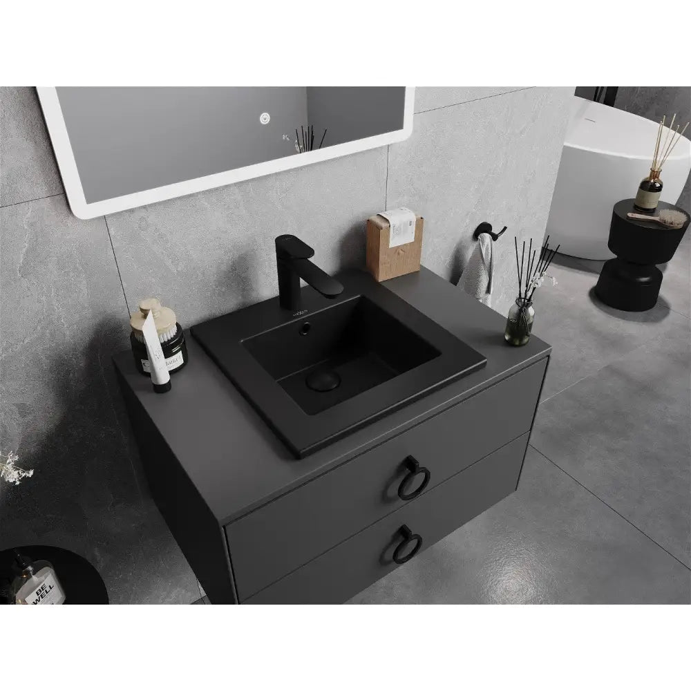 Mexen Atena Innfelt Servant 41x41 Cm Matt Svart