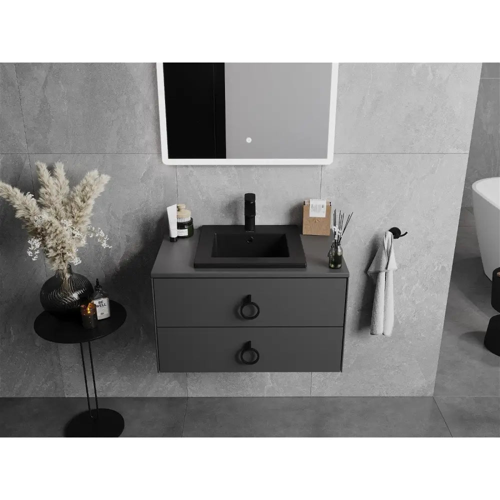 Mexen Atena Innfelt Servant 41x41 Cm Matt Svart