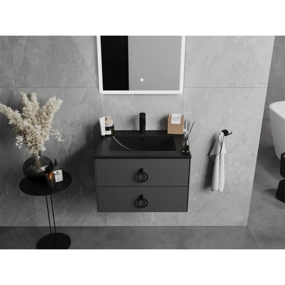 Mexen Atena Innfelt Vask 61x46 Cm Matt Svart