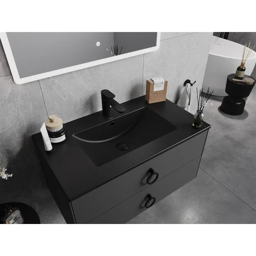 Mexen Atena Nedfelt Servant 81x46 Cm Matt Svart