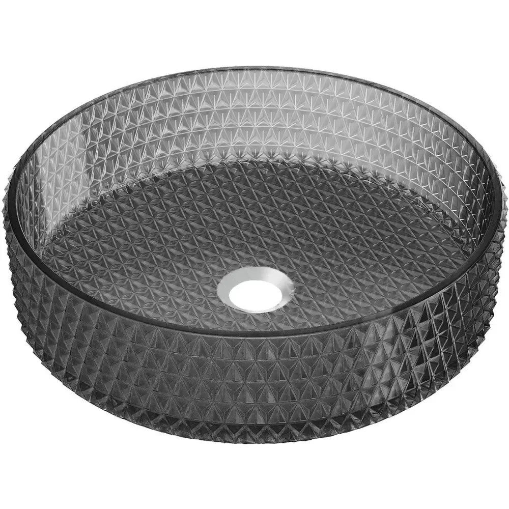 Mexen Aura Glasservant til Benkeplate 39x39 Cm Svart