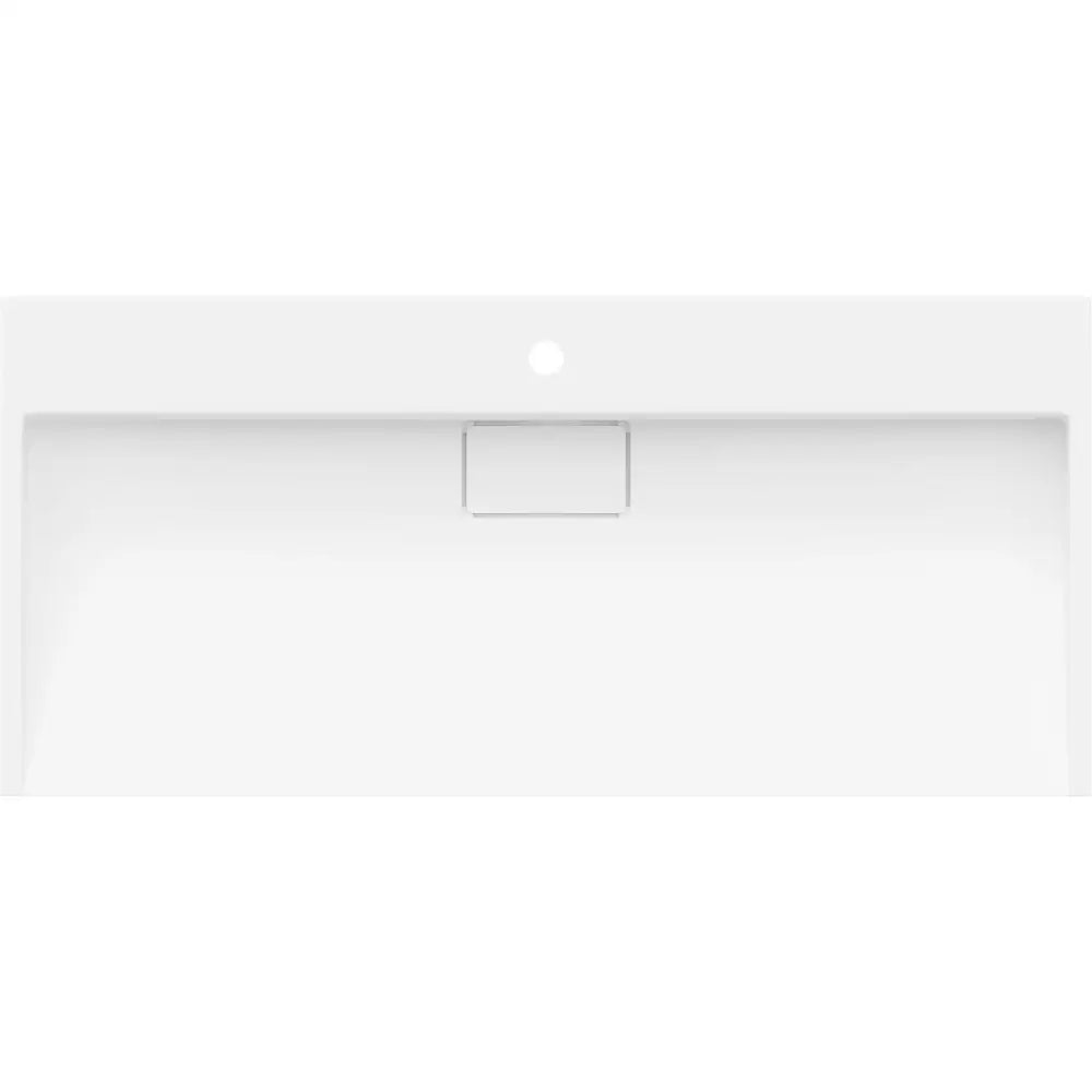 Mexen Ava Benkeplatevask i Kompositt 1/o 100x46 Cm Hvit