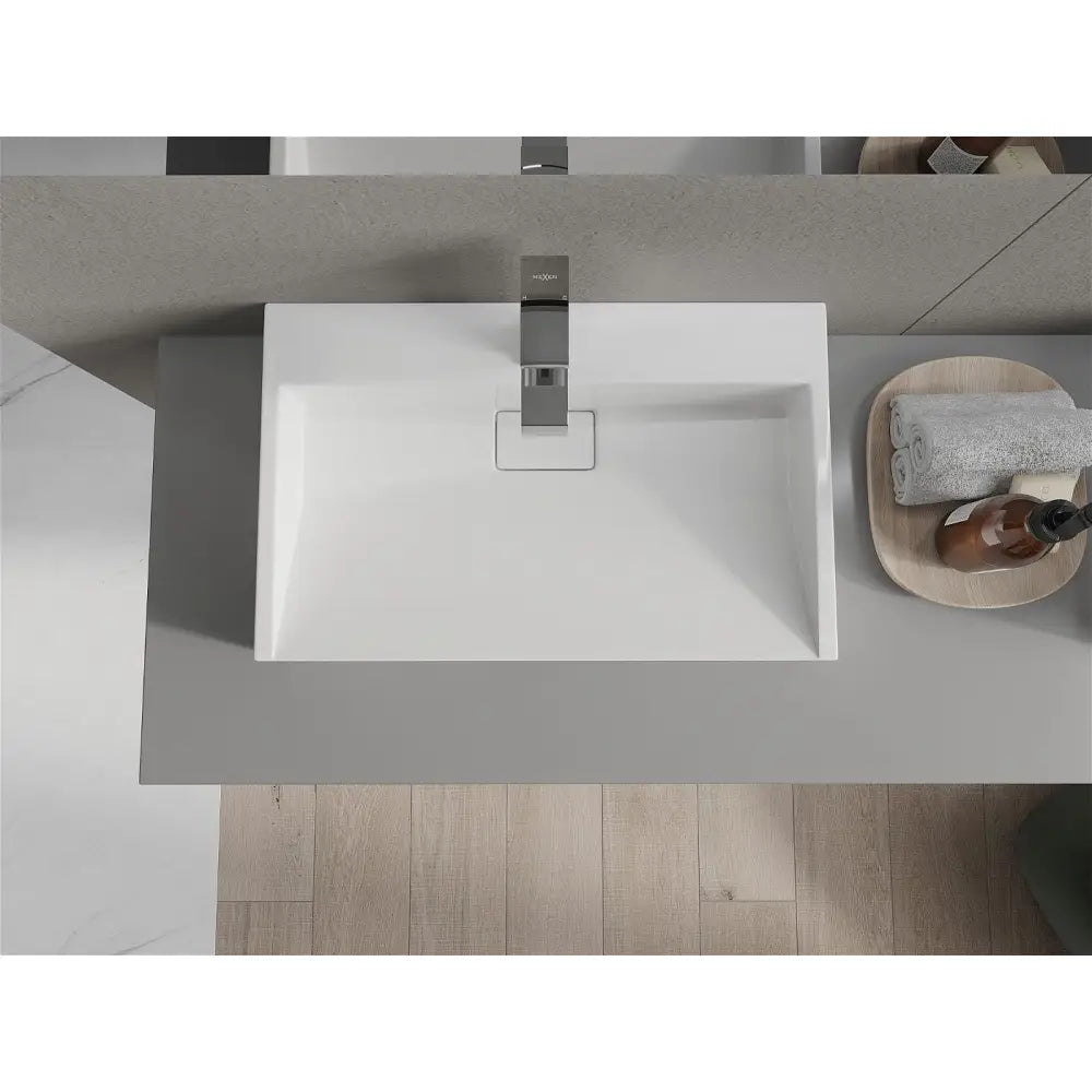 Mexen Ava Benkeplatevask i Kompositt 1/o 60x38 Cm Hvit
