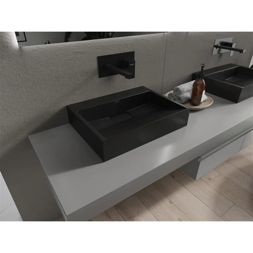 Mexen Ava Benkeplatevask i Kompositt B/o 50x38 Cm Svart
