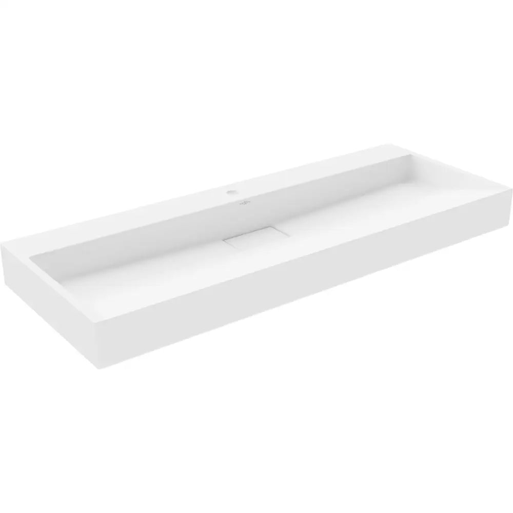 Mexen Ava Servant for Montering på Benkeplate i Kompositt 1/o 120x46 Cm Hvit