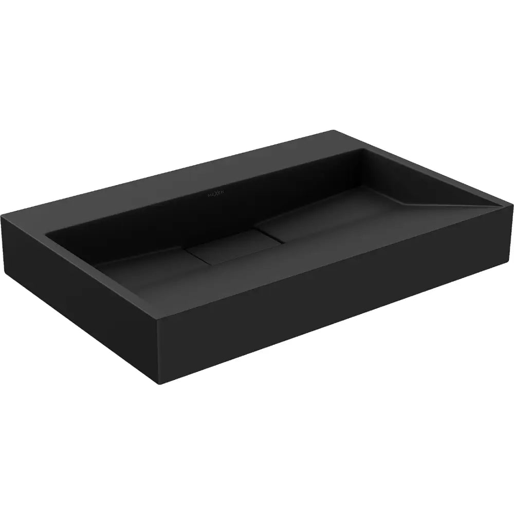 Mexen Ava Servant for Montering på Benkeplate Laget av Komposittstein B/u 70x46 Cm Svart –