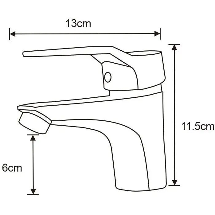 Mexen Caro Servantbatteri Krom - 746600
