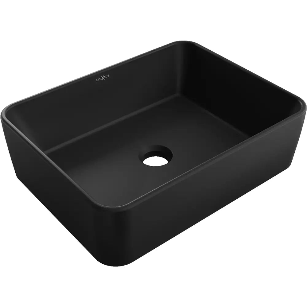 Mexen Catia Bordmontert Vask 48x37 Cm Matt Svart