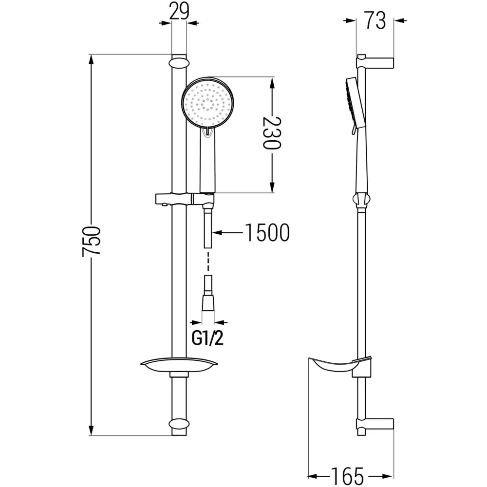 Dusjsett Krom S6