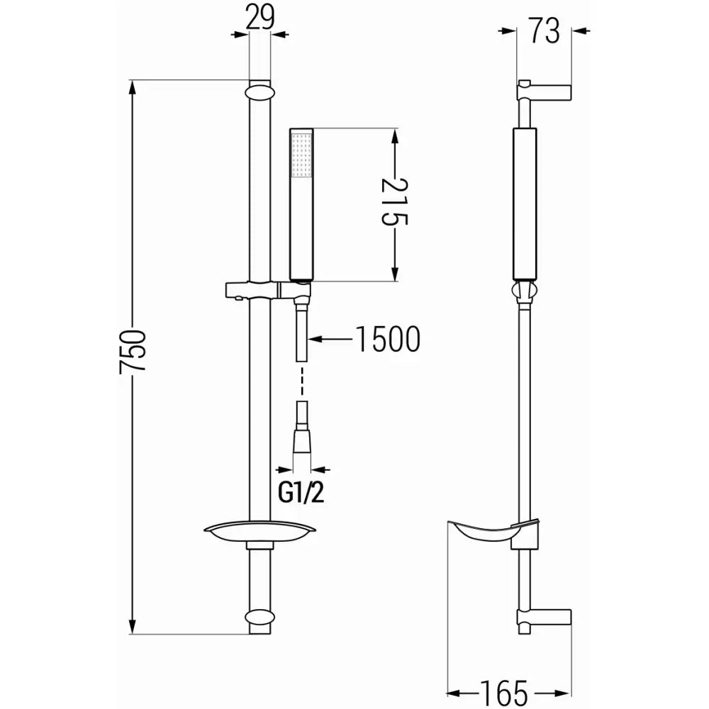 Dusjsett Krom S8