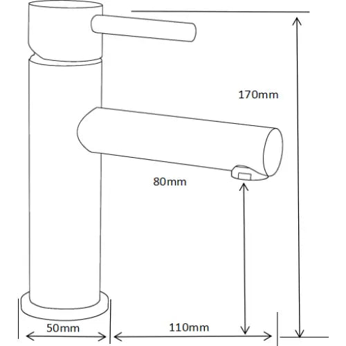 Mexen Elba Servantbatteri Krom - 74100