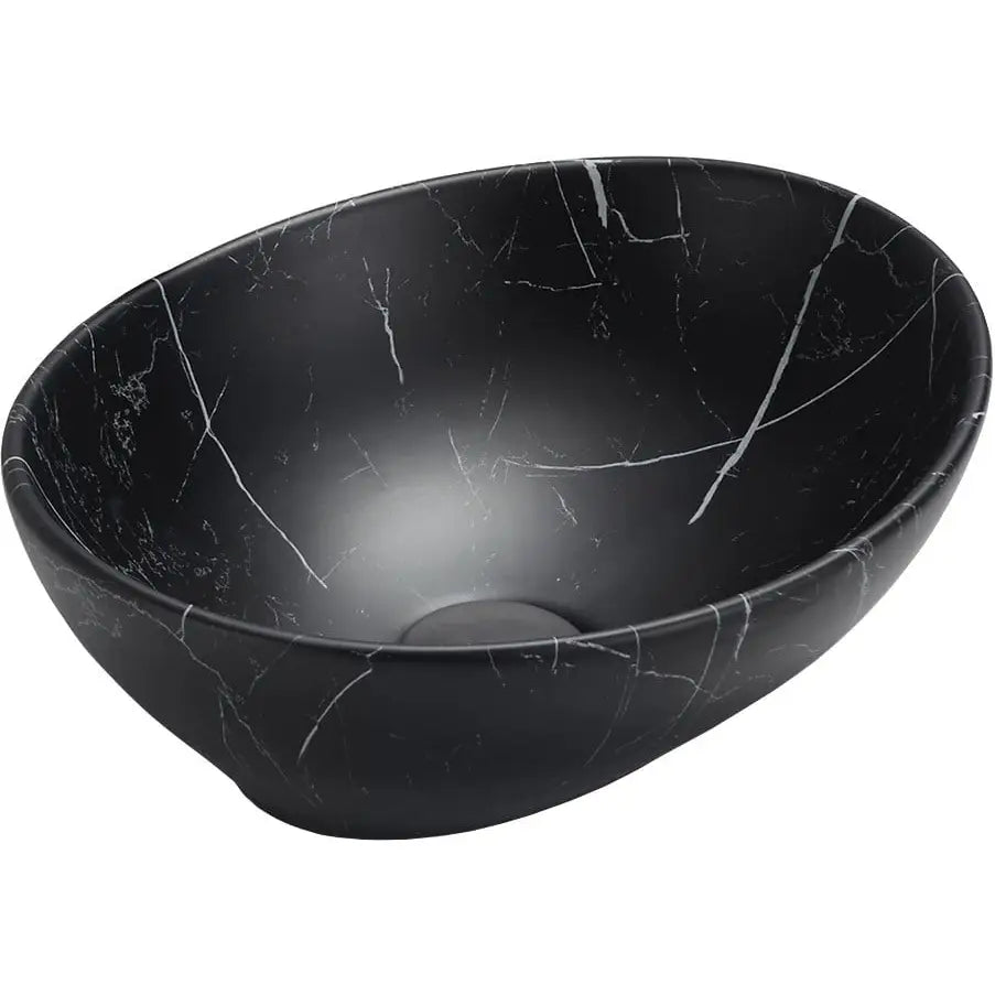 Mexen Elza Servant for Benkeplate 40x33 Cm Svart Stein