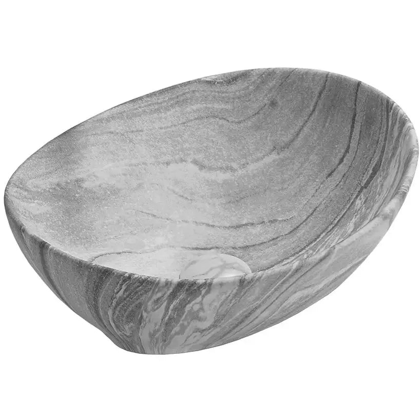 Mexen Elza Servant for Montering på Benkeplate 40x33 Cm Grå Stein