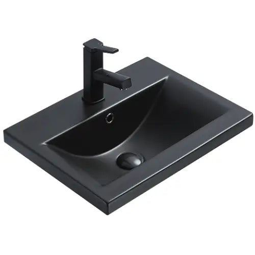 Mexen Emma Servant for Innfelling i Benkeplate 51x39 Cm Matt Svart