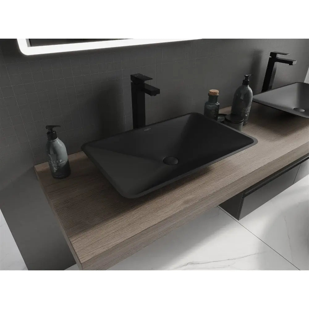 Mexen Esper Servant for Benkeplate i Kompositt 60x38 Cm Svart