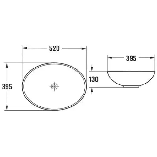 Mexen Iko Overflatevask 52x39 Cm Kobber