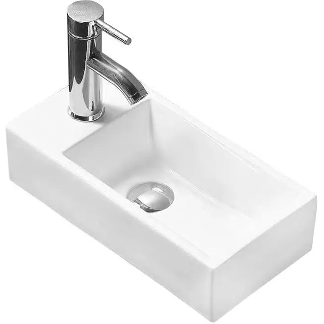 Mexen Inez Servant for Benkeplate Høyre 41x21 Cm Hvit - 21484000r