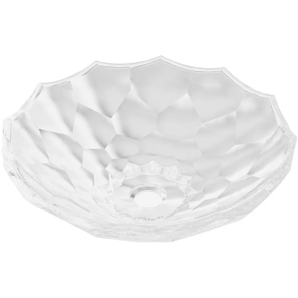 Mexen Inga Glasservant til Benkeplate 44x44 Cm Gjennomsiktig