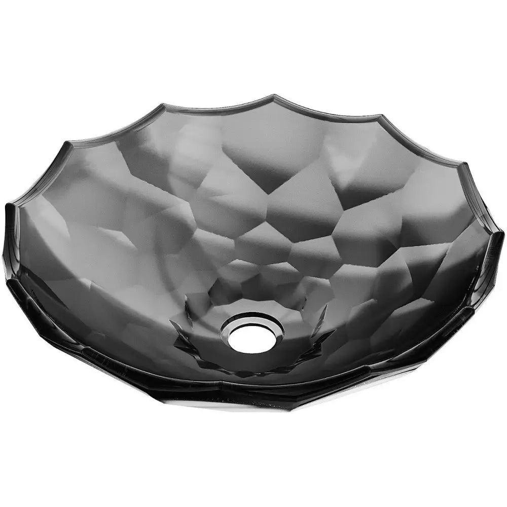 Mexen Inga Glasservant til Benkeplate 44x44 Cm Svart