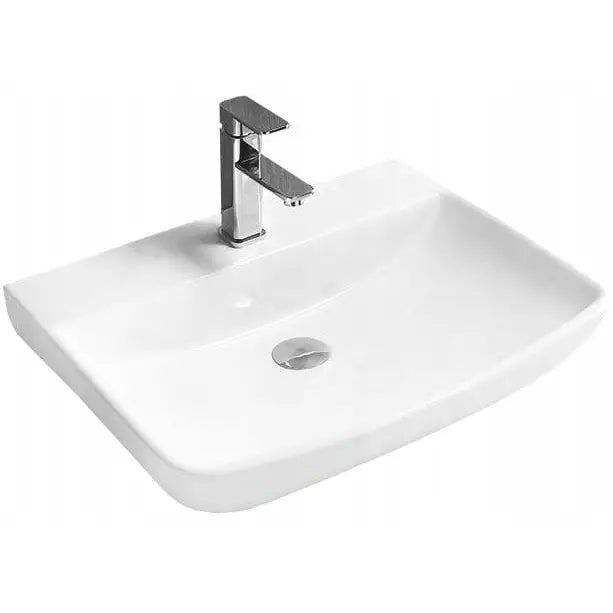 Mexen Lili Servant for Montering på Benkeplate 60x47 Cm Hvit