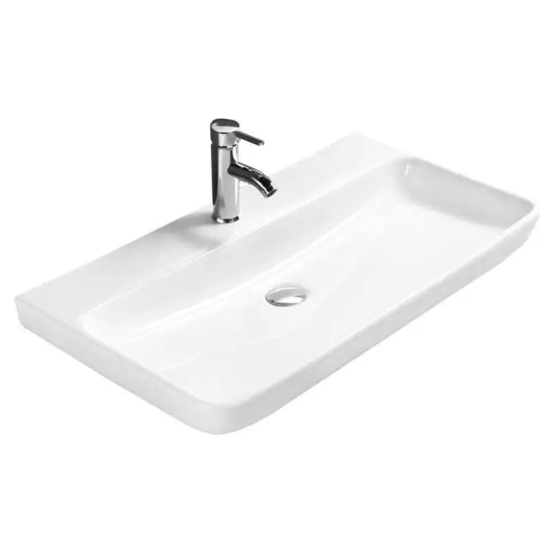 Mexen Lili Servant for Montering på Benkeplate 81x47 Cm Hvit