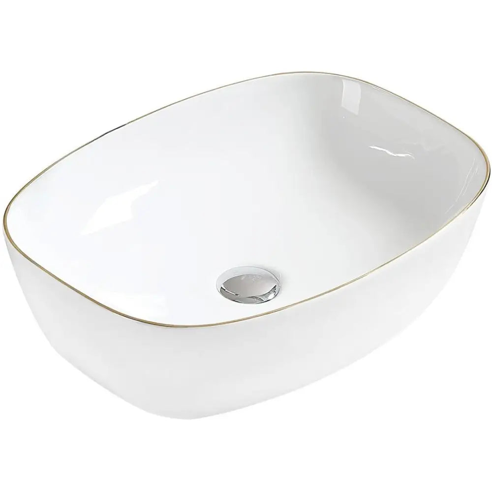 Mexen Lita Servant for Påliming 49x37 Cm Hvit/gull
