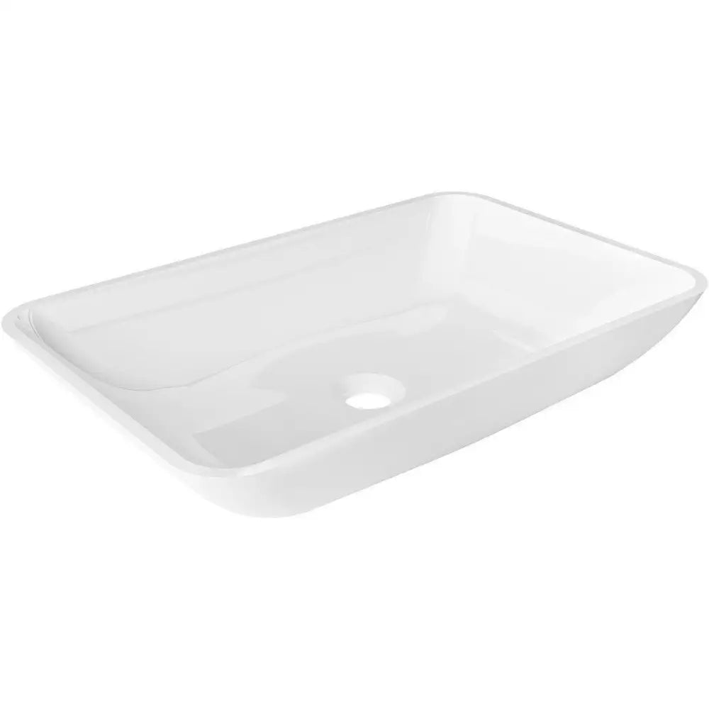 Mexen Megan Glasservant for Benkeplate 56x36 Cm Hvit