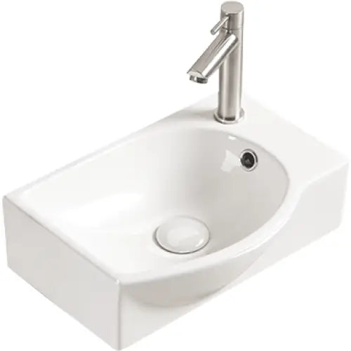 Mexen Mista Servant for Benkeplate Venstre 40x28 Cm Hvit - 22174000l
