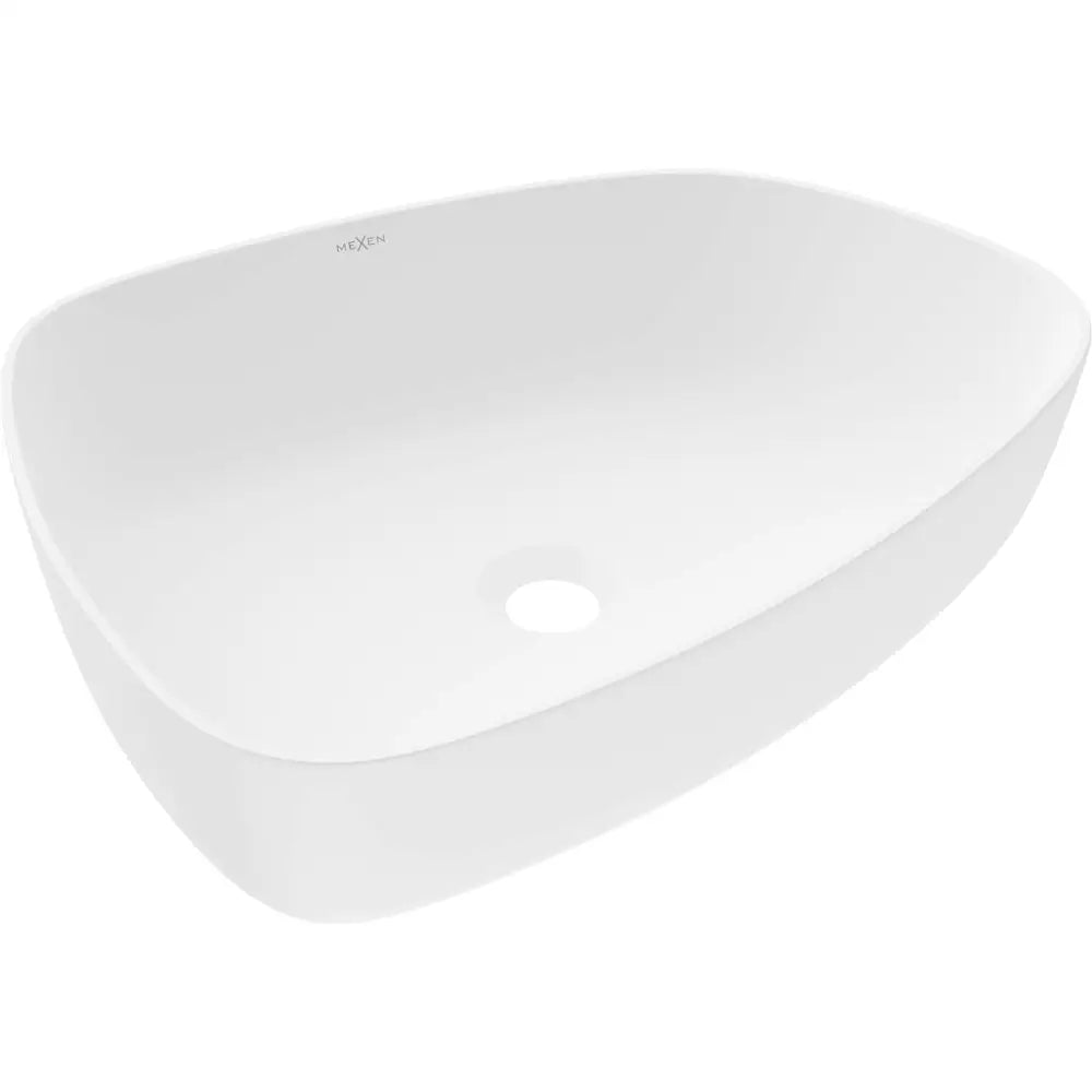 Mexen Ono Servant for Benkeplate i Kompositt 51x39 Cm Hvit