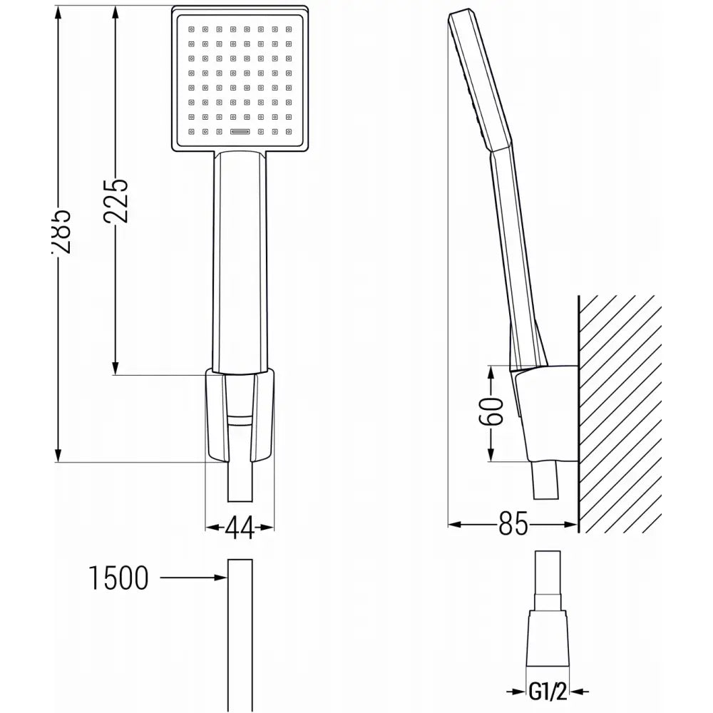 Dusjsett Krom S45