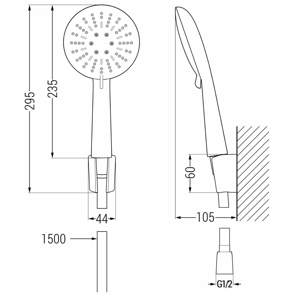 Dusjsett Krom S42