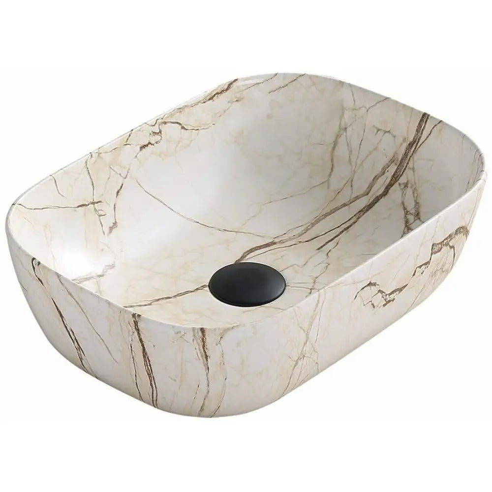 Mexen Rita Overflatevask 45x32 Cm Beige Stein