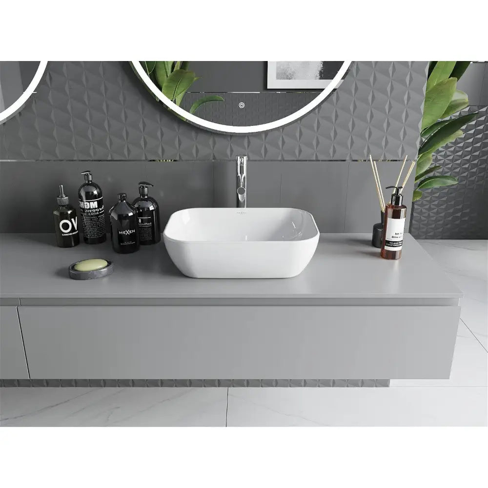 Mexen Rita Servant for Nedfelling 45x32 Cm Hvit
