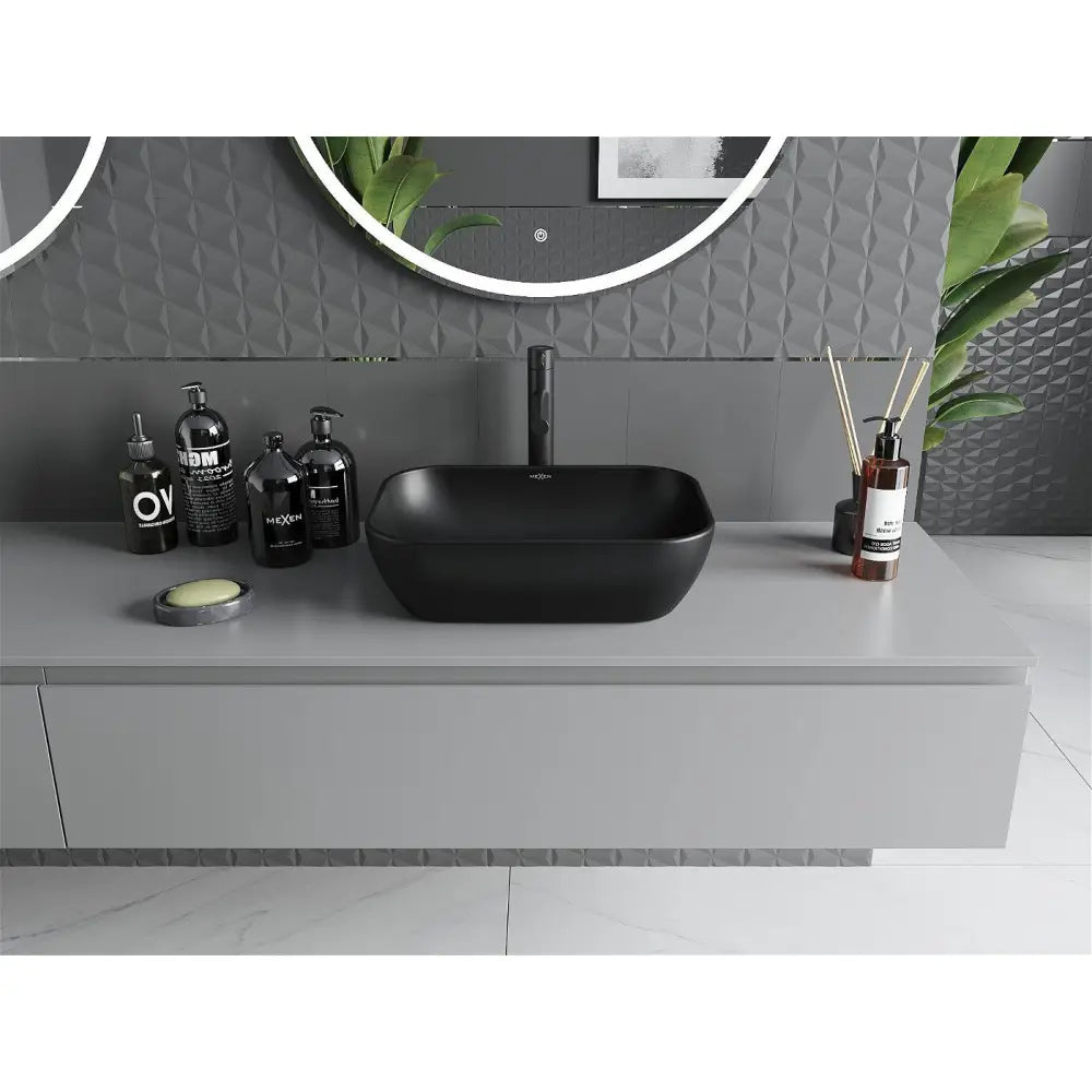 Mexen Rita Servant for Nedfelling 45x32 Cm Matt Svart