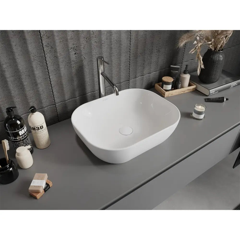 Mexen Rosa Servant til Benkeplate 50x40 Cm Hvit
