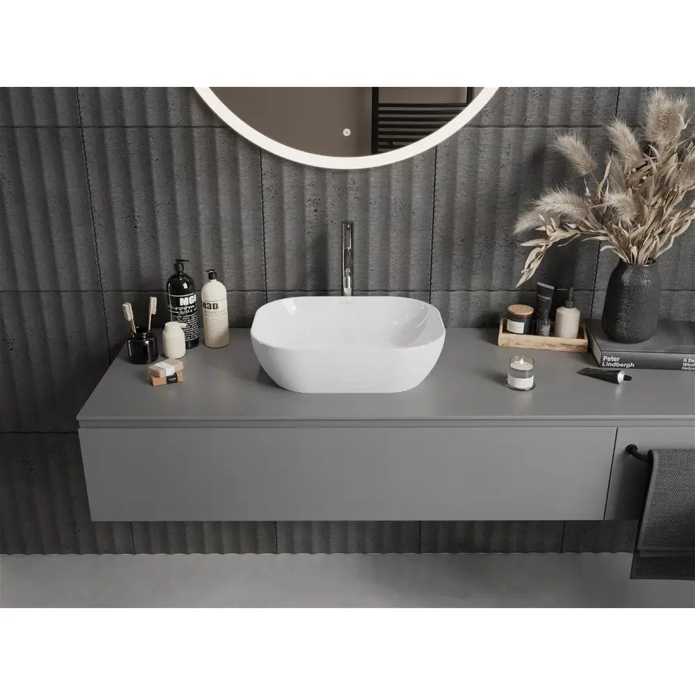 Mexen Rosa Servant til Benkeplate 50x40 Cm Hvit
