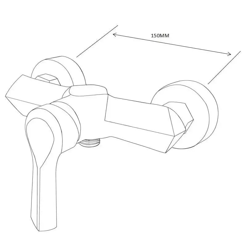 Mexen Sabre Df62 Dusjsett Krom - 72104df62