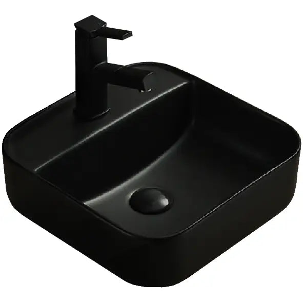 Mexen Silvia Servant for Benkeplate 39x39 Cm Matt Svart