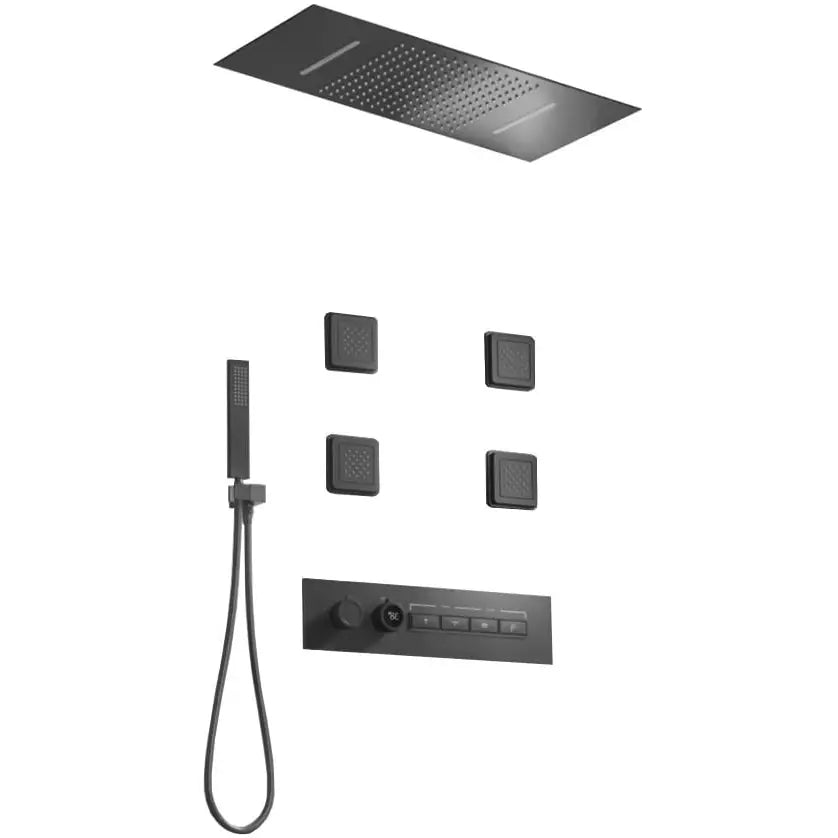 Dusjsett Svart S29