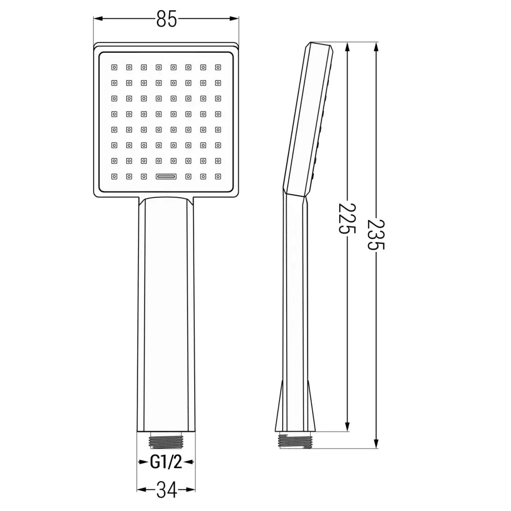 Dusjsett Svart S35