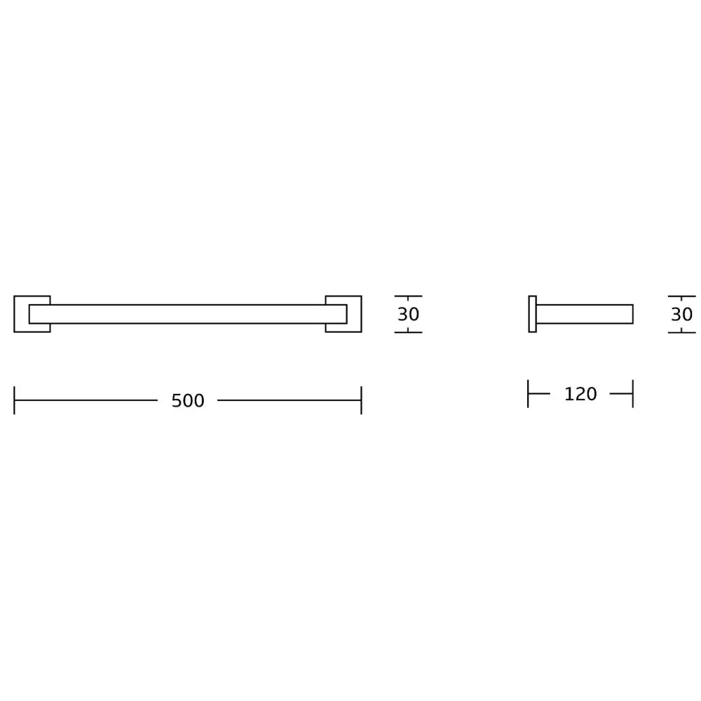 Mexen Vox Hengende Glasshylle Svart - 707037