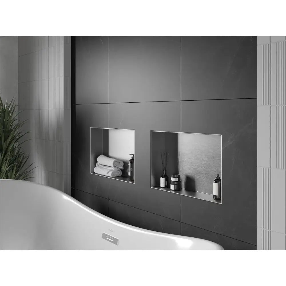 Mexen X-wall-nr Nisjehylle uten Flens 45x30 Cm Rustfritt Stål