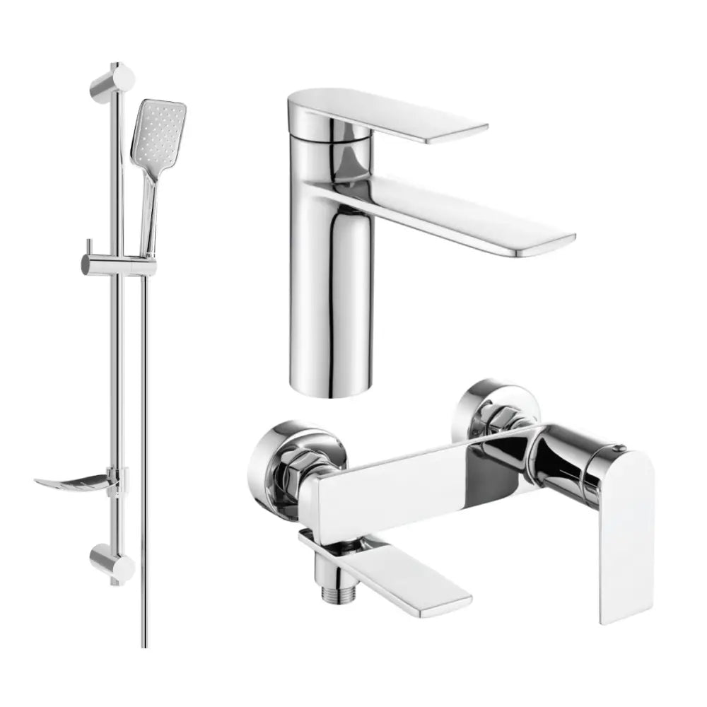 Mexen Zero Df62 Badekarpakke Krom - 71103df62