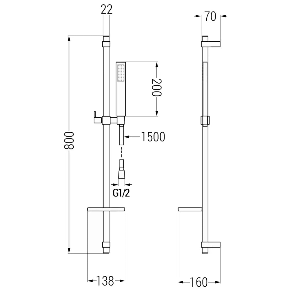 Mexen Zero Dq02 Badekarsett Sort - 7113dq02