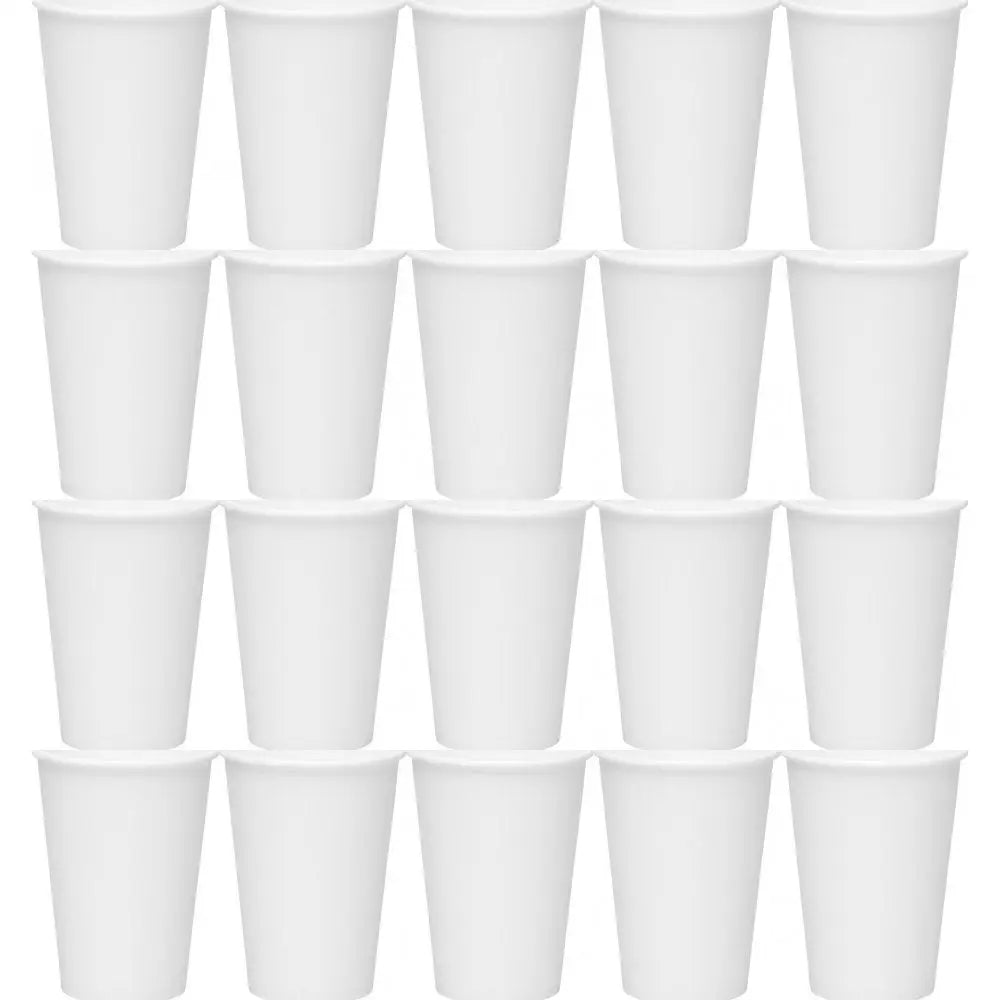 Miljøvennlige Hvite Papirkopper 250 Ml - 1000 Stk