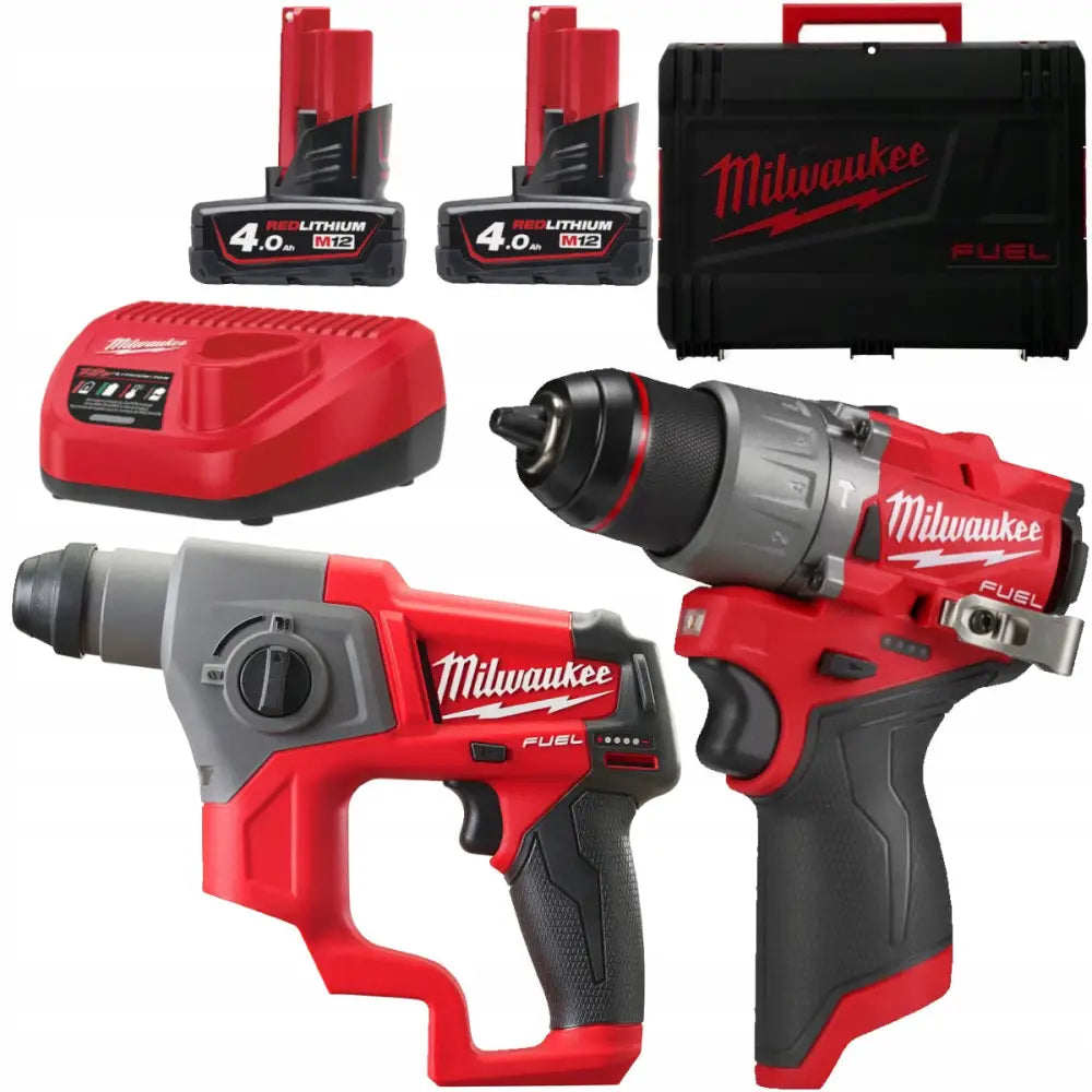 Milwaukee M12 Fpp2f2-402x Kombinasjon Verktøysett
