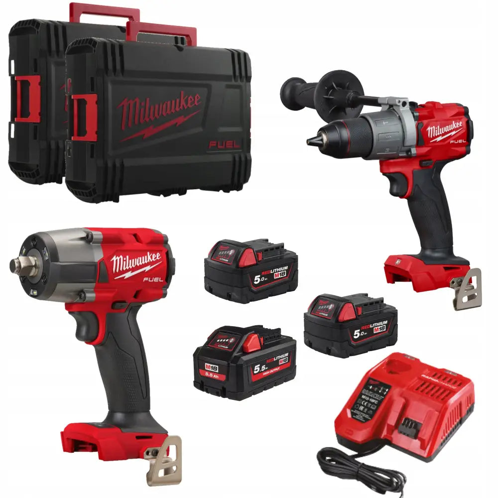 Milwaukee M18 Fpp2a2-553x Elektroverktøysett